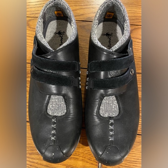 EUC Timberland Outdoor Performance black leather shoes, smart wool lined,size 10 - Picture 5 of 14